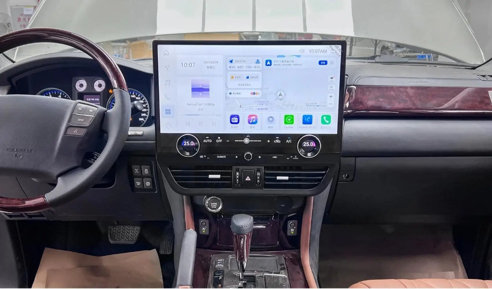 نظام لينكس 12.3 بوصة لكزس LX570 2007-2021 LCD لوحة قيادة السيارة الرقمية العنقودية عداد السرعة لوحة أدوات قياس الزيت