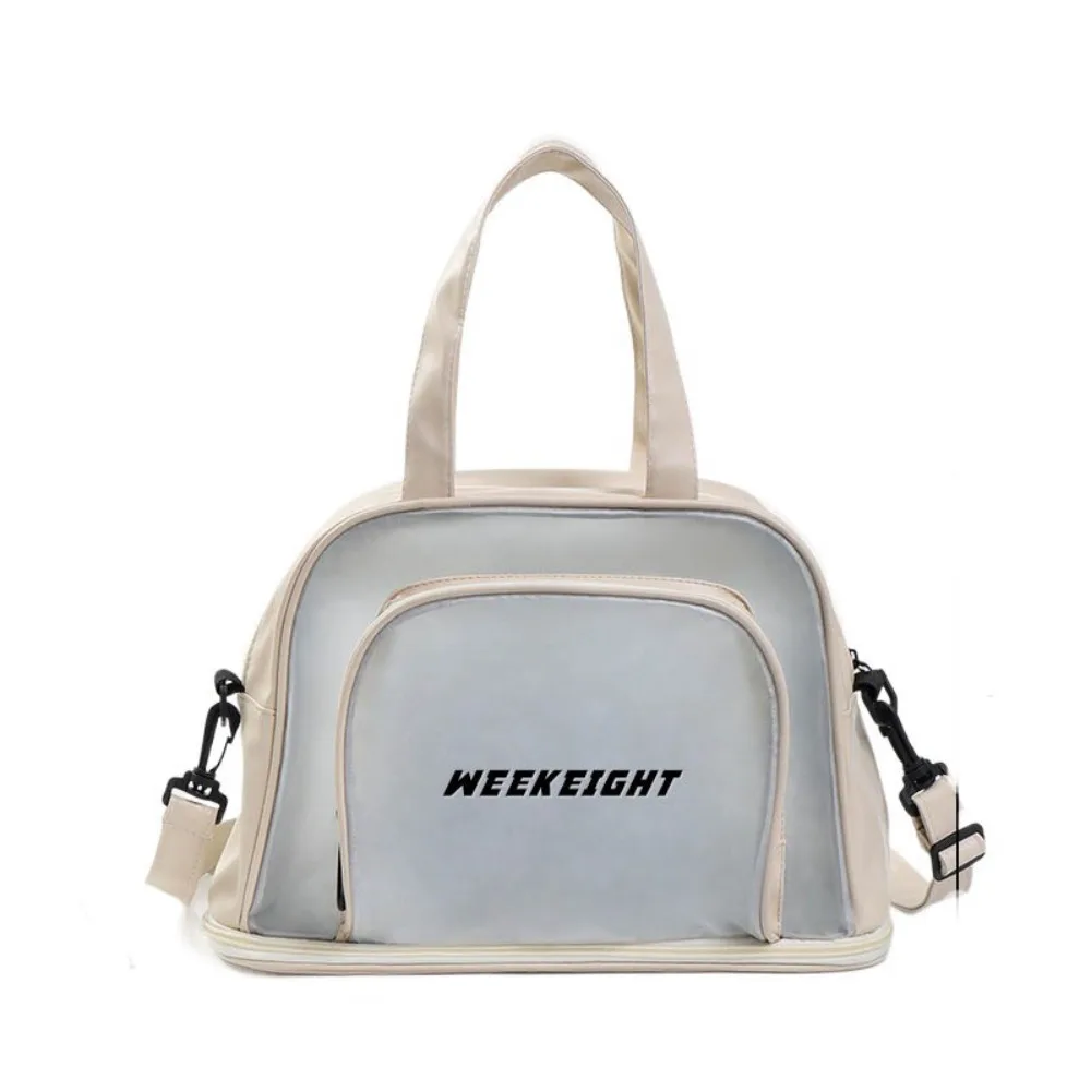 

Large Capacity PVC Swimming Bag Waterproof Wet Dry Separate Compartment Sports Gym Bag PVC Material Large Washing Luggage Tote