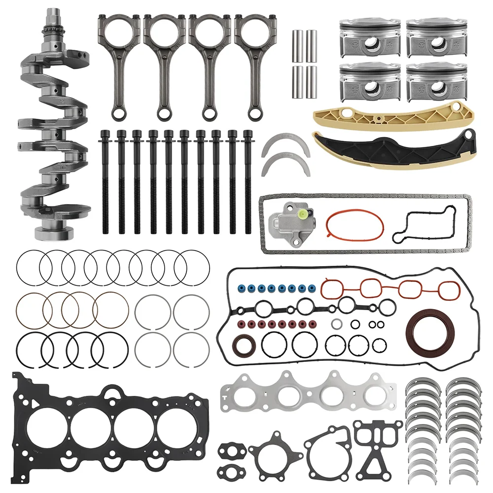 Engine Overhaul Rebuild Kit For Hyundai Accent Veloster Kia Rio Soul 1.6L G4FD GDI Petrol 2012-2017 Crankshaft Timing