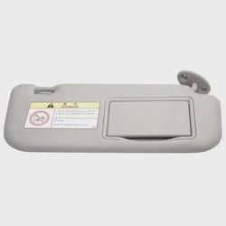 Grey Beige Left Right Sun Visor with Makeup Mirror for Toyota Corolla 2014 2015 2016 2017 2018 OEM 74320-02K90 74310-02K90
