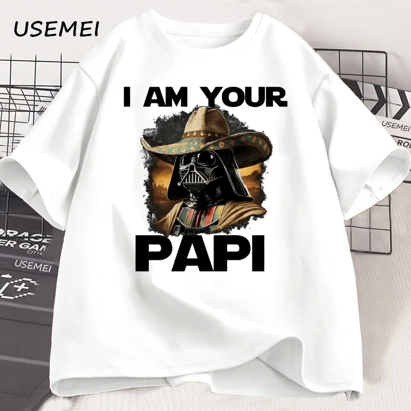 Camiseta I Am Your Papi para hombre, camiseta de algodón de manga corta de estilo mexicano con cuello redondo para papá, ropa informal para hombre, camisetas gráficas