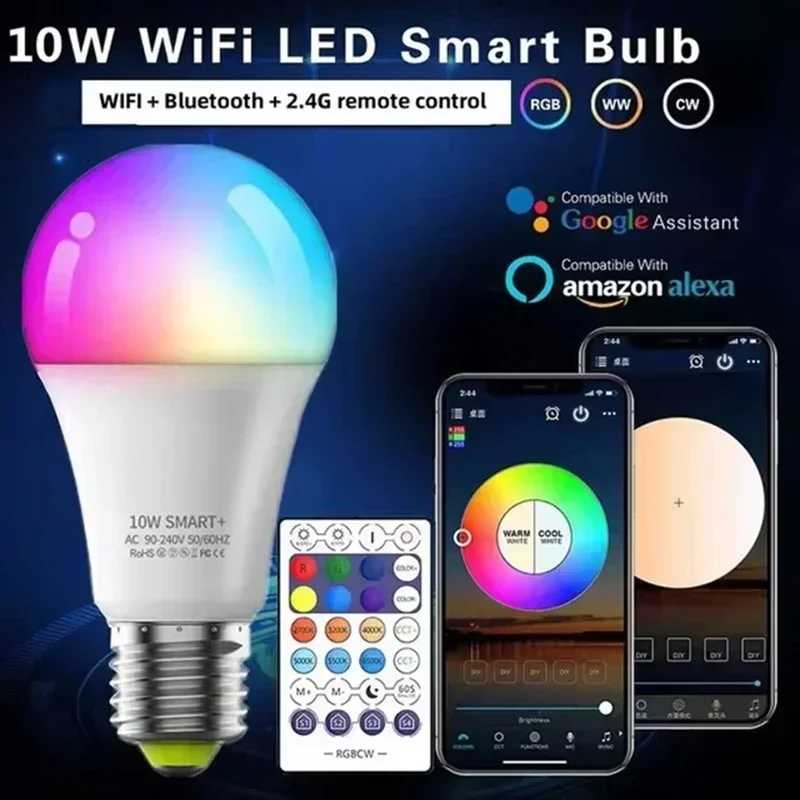 

Pendant Lights 10W WiFi LED Smart Bulb