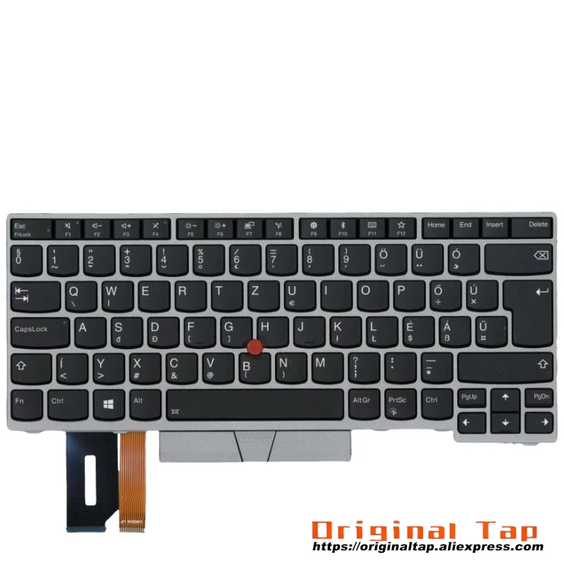 HU Hungarian Backlit Keyboard for Lenovo Thinkpad E480 E485 E490 T480S T490 T495 P43S L480 L490 L380 L390 Yoga 01YN355 01YN435