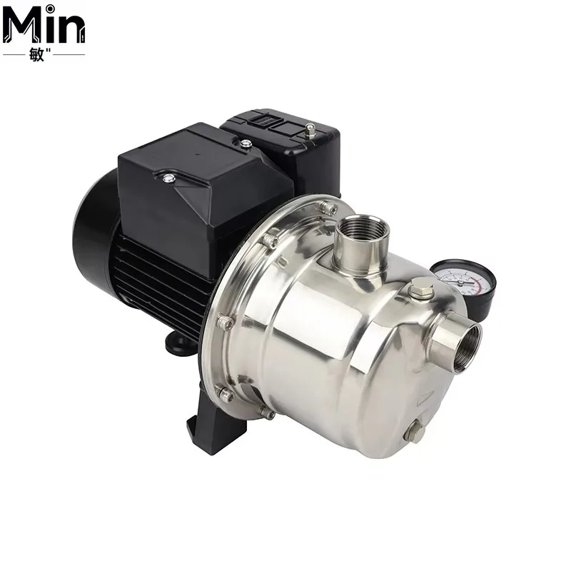 Stainless Steel Permanent Energy-efficient Shallow Well Jet Water Pump for Garden Domestic Water Supply