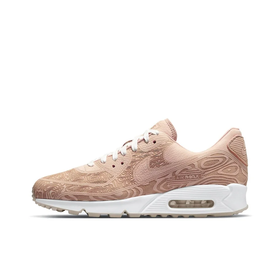 Nike Air Max 90 Running Shoes Unisex Low Top Nude Pink DC7948-100