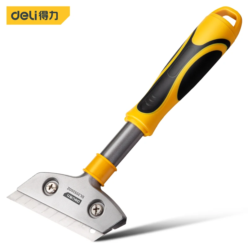 Deli Heavy Duty Aluminum Alloy Scraper Blade Glass Scraper Floor Tile Glue Removal Blade 260mm DL359260Z