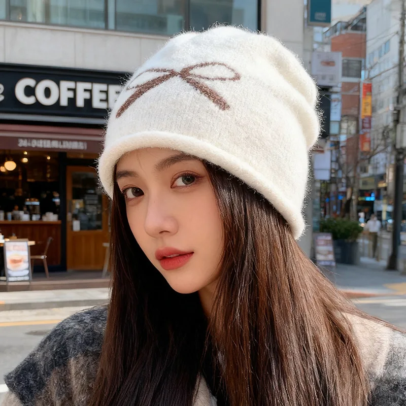 bone-de-cabelo-de-malha-retro-com-no-para-mulheres-grande-circunferencia-rosto-pequeno-outono-inverno-quente-sem-aba-chapeu-redondo