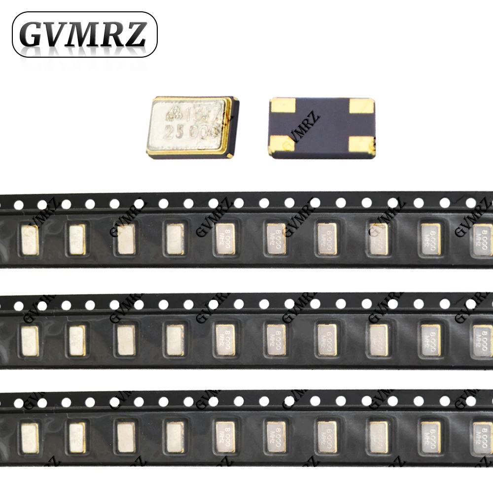 10PCS 5032 4Pin SMD High Precision 16MHZ 24MHZ Passive Quartz Crystal Resonator 6MHZ 8MHZ 10MHZ  11.0592MHZ 12MHZ