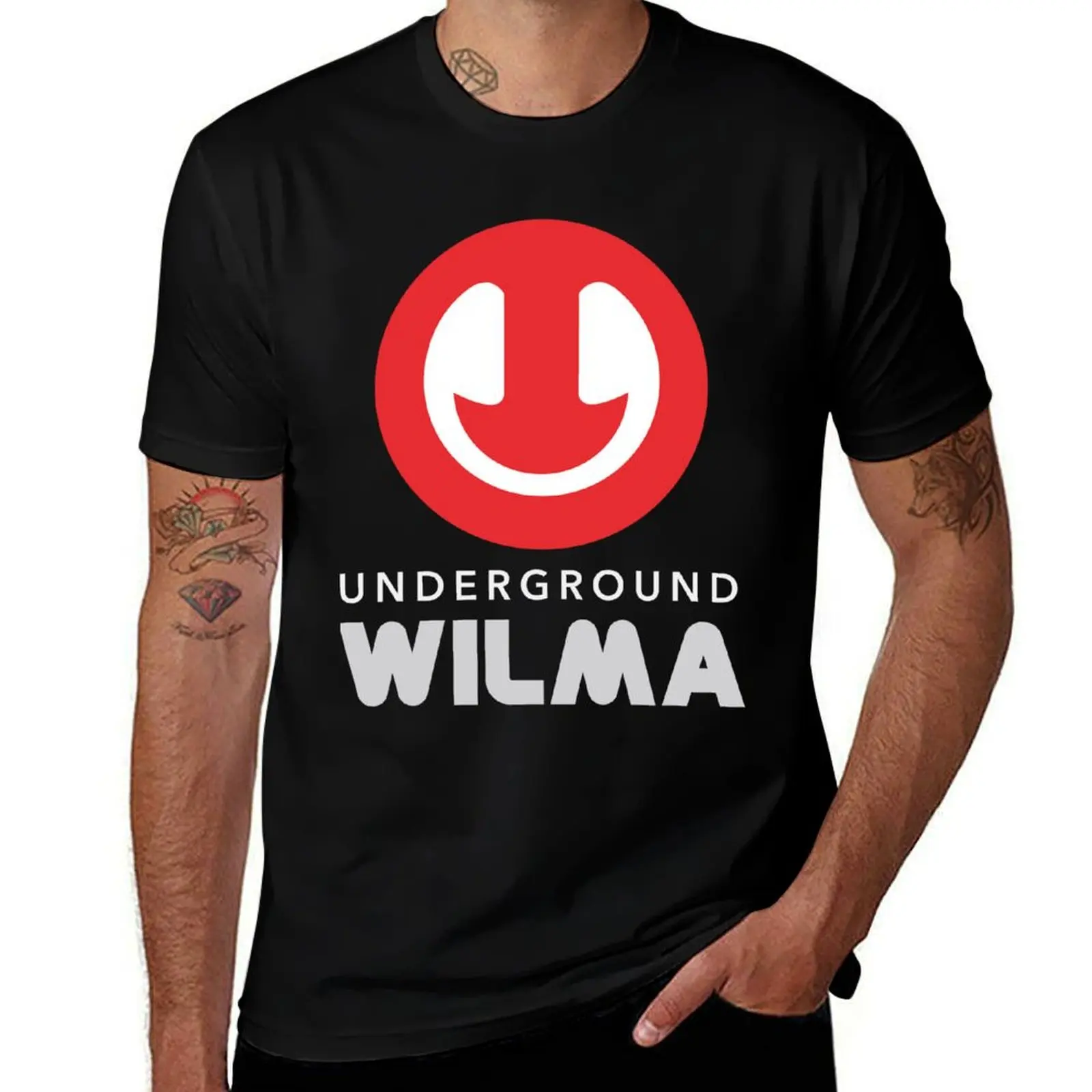 

Underground Wilma Full Color with White T-Shirt cotton t shirt man t shirts with prints man t shirt cotton high quality T-Shirt