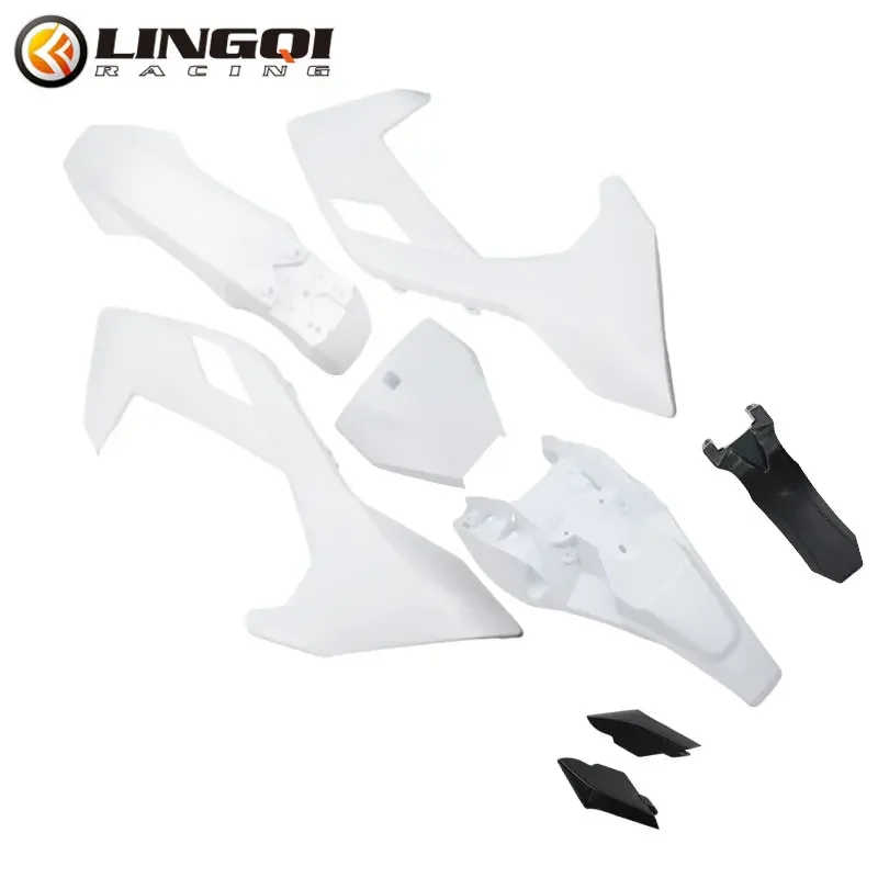 Ling Qi Motorcycle Replaceable Part PP Plastic Fender Body Fairing Kit Set For China Husqvarna 65 Off Road Pit Dirt Bike - Image 6
