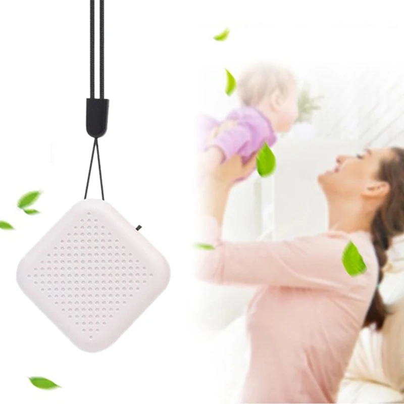 Collana purificatore d'aria, Mini generatore di ioni negativi, per bambini/adulti