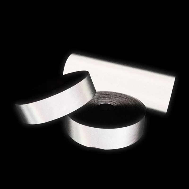 EN471 Sew On Silver Reflective Tape For Chothing Ribbon Fabric Webbing Trim Strip