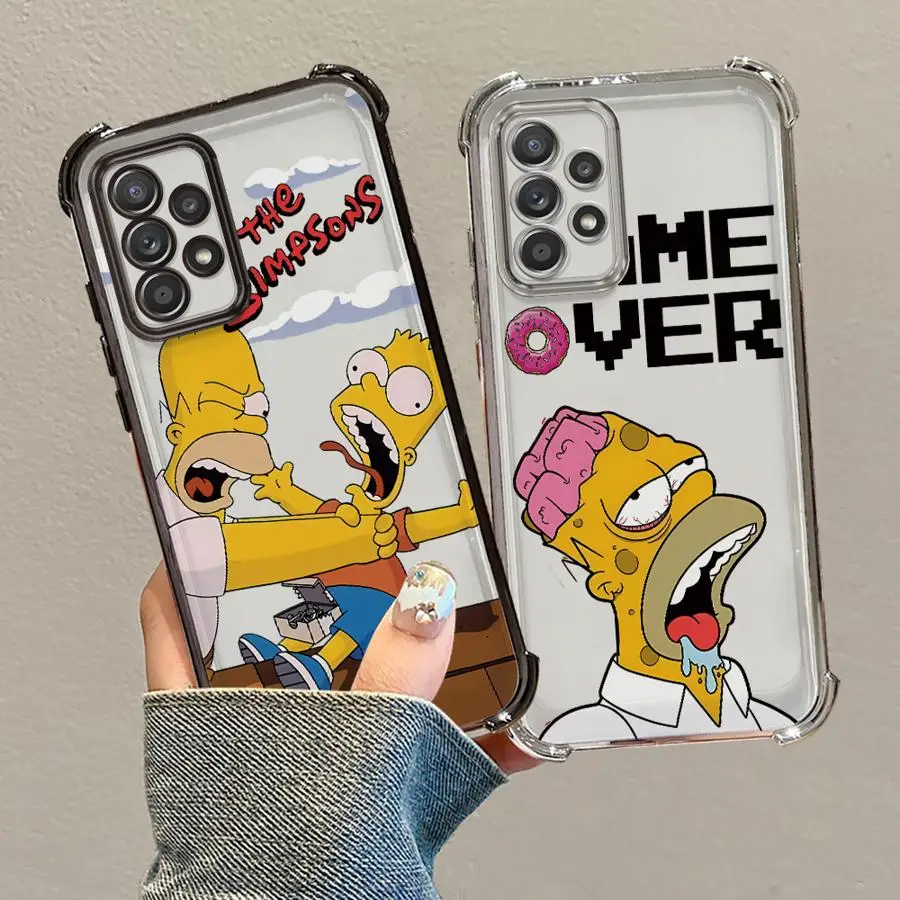 Мягкий чехол для телефона Cartoon The Simpsons для Samsung Galaxy A03 Core A05s A02 A02s A54 A52s A05 A52 A53 A51 A56 A55 A73 A06 Мягкий чехол для телефона Cartoon The Simpsons для Samsung Galaxy A03 Core A05s A02 A02s A54 A52s A05 A52 A53 A51 A56 A55 A73 A06