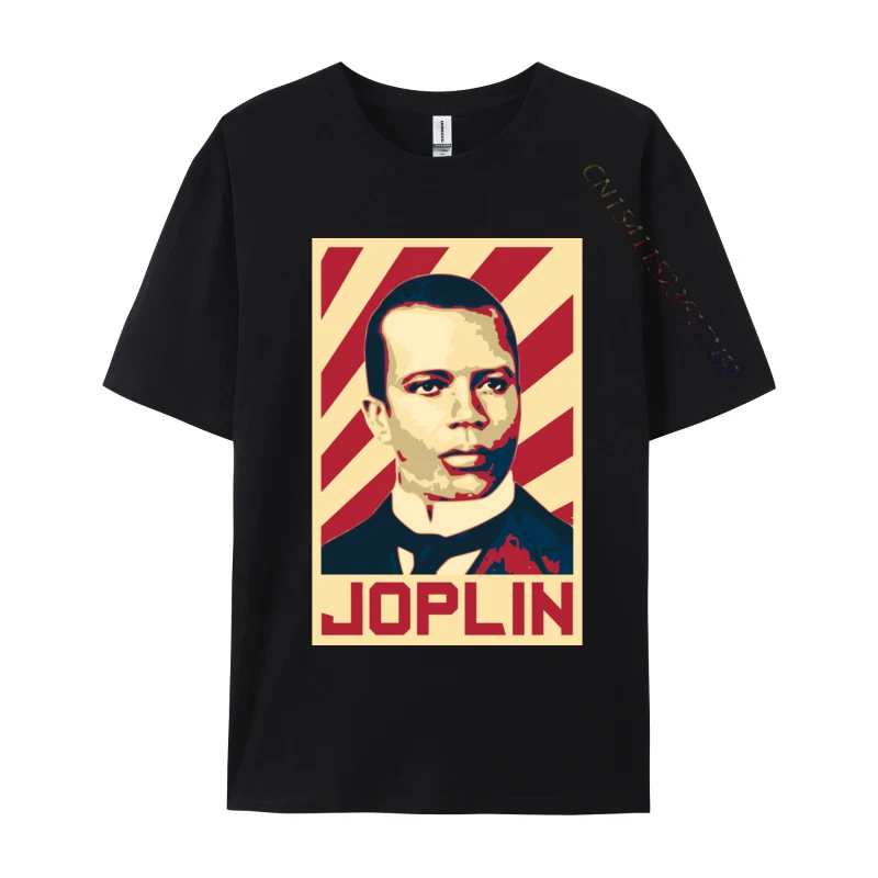 Scott Joplin Classical Music Composer Black History Month Casual Simple Style Tops Shirts for Men 2024 Cotton T Shirts Classic