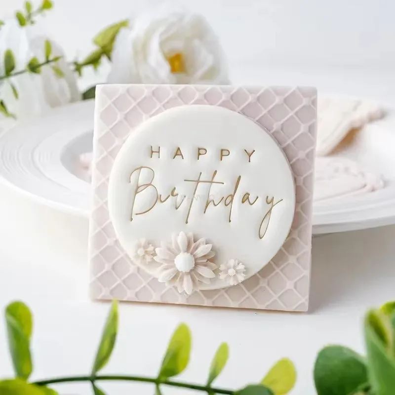 Uppercase Lowercase Script Font Set Alphabet A-Z Letter Number Symbol Signature Stamp Fondant Cake Decor Tools Clay Embosser