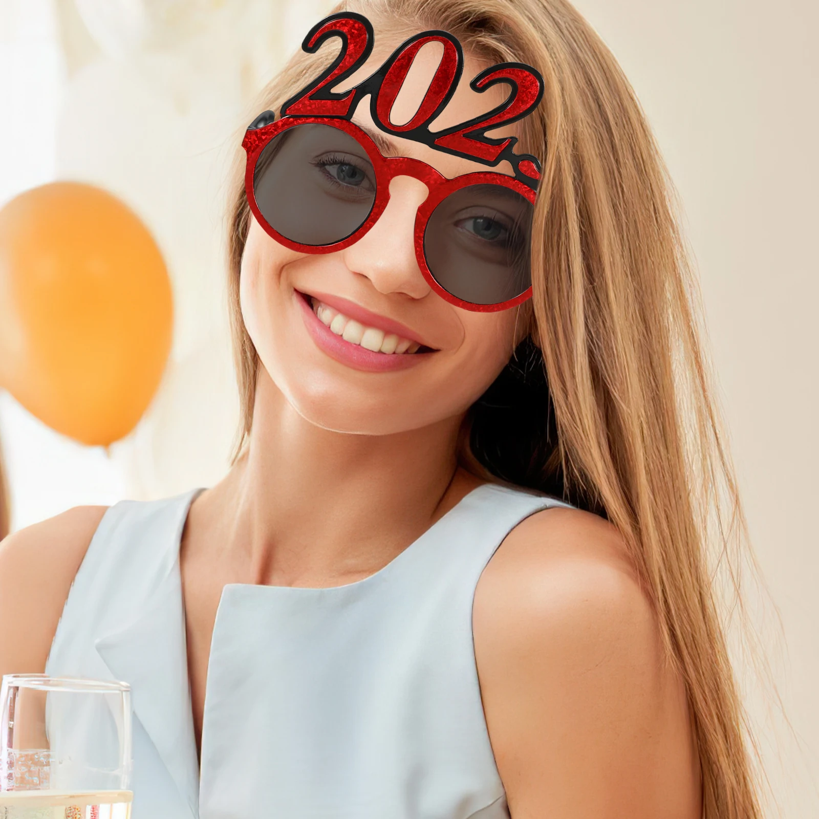 

Plastic 2025 Blue Party Supplies Photo Props New 2025 Sunglasses Prop Year Favors Graduation Theme Accessories