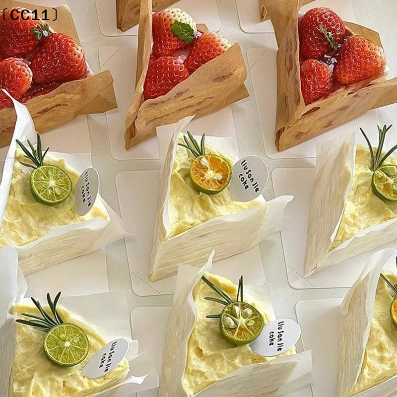 〔CC11〕100 Pcs Baking Tools Parchment Paper Food Grade Grease Paper Bread Sandwich Burger Fries Wrappers Cookie Baking Paper