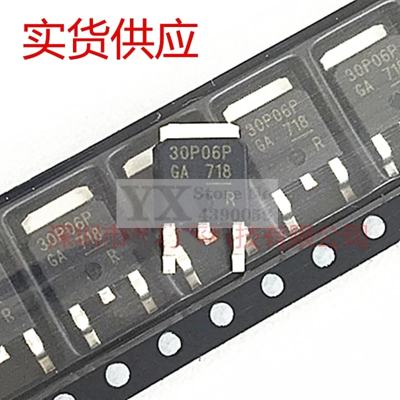 

5-20PCS SPD30P06P 30P06P 60V 30A Patch P channel Field effect tube Brand