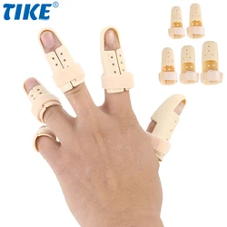 TIKE 1/2/5 Stuks Vinger Spalk Brace Verstelbare Gebroken Vinger Gezamenlijke Stabilisator Ondersteuning Vinger Bescherming Mallet Houding corrector