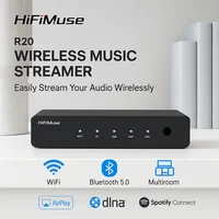 Streamer de música inalámbrico HiFiMuse R20 AirPlay DLNA Spotify Connect receptor de Audio multiroom con Bluetooth 5,0 USB DAC AUX WiFi
