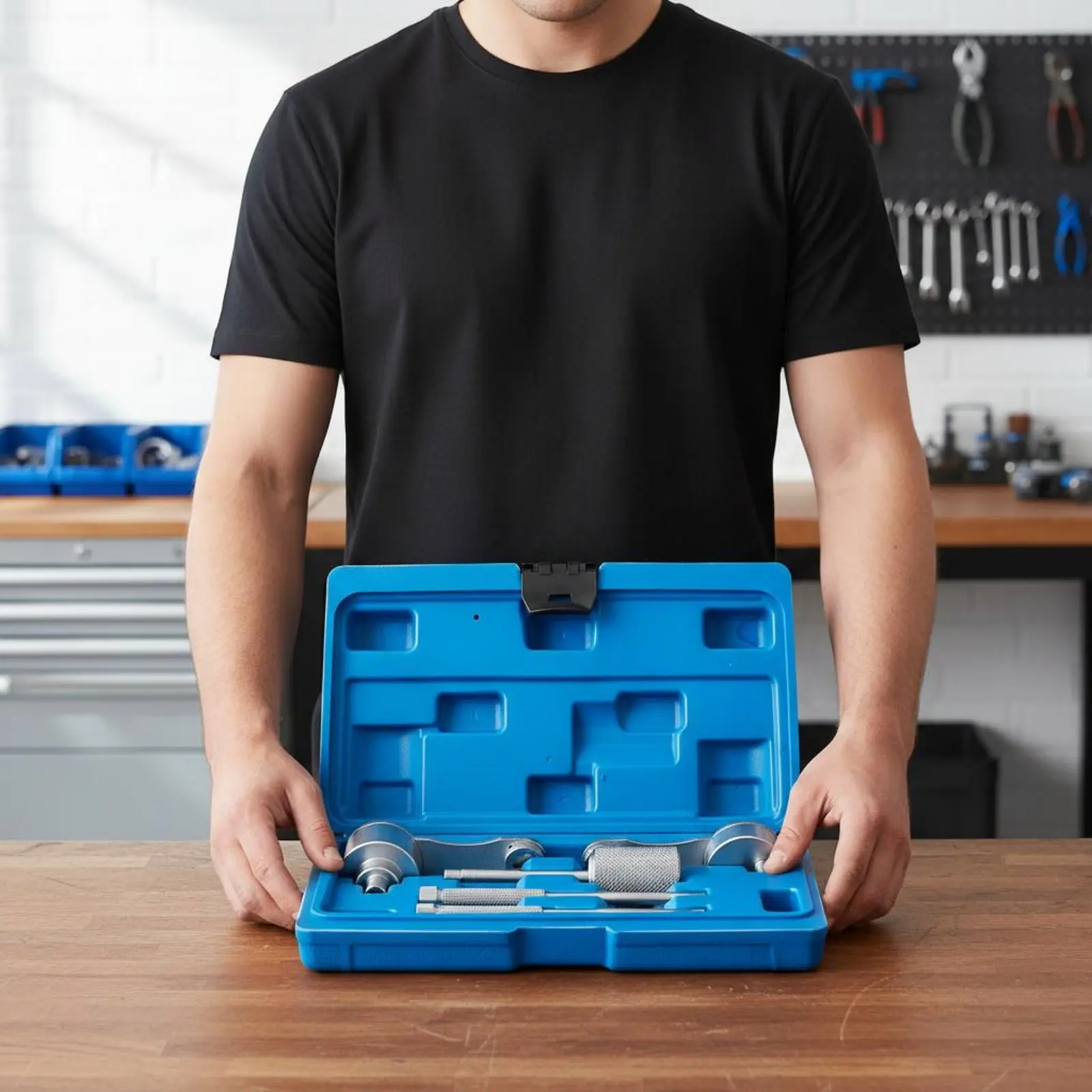 

5 Pieces Engine Timing Tool Kit Long-Lasting Engine Timing Tool Set Camshaft Alignment Locking Set Resistant