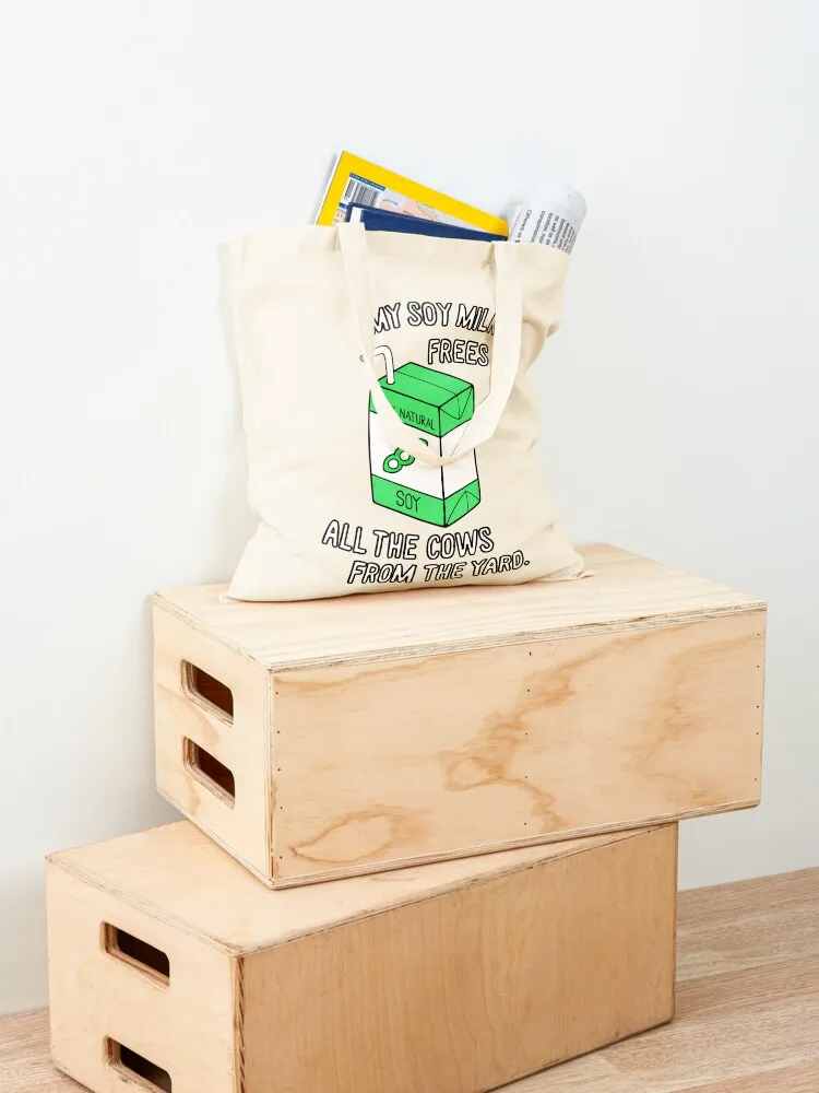 My Soy Milk Tote Bag reusable shopping bags Canvas bag Woman shopper bag shopper bags