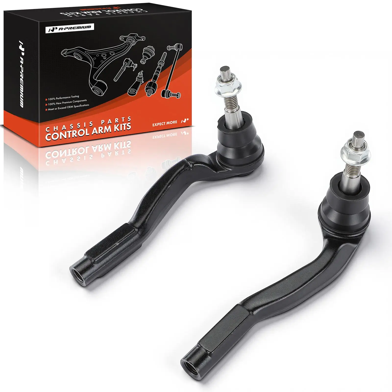 A-Premium 2x Front Left & Right Outer Tie Rod End for Chevrolet Malibu 2016-2023 Buick LaCrosse 2017-2019 Regal TourX 2018-2020
