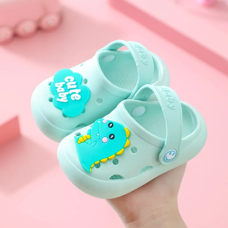 

Cute Baby Slides Shoes Boys Girls Toddler Pantunflas Infantil Summer Cartoon Kids Sandals Non-slip Soft Bottom Children Slippers