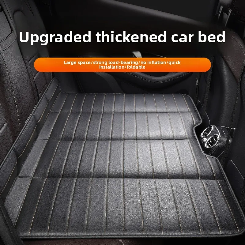 Thickened Car Travel Bed Backseat Portable Noninflatable Folding Mattress SUV Compatible Sleep in Car Car Mattress