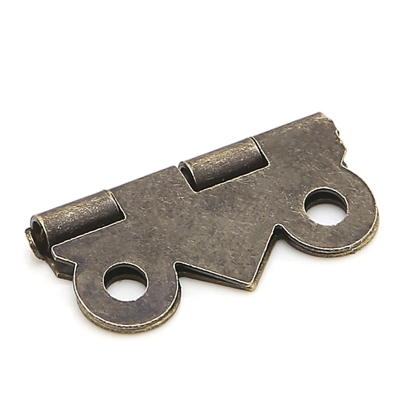 10x Mini für Schmetterlingstür, Schrank, Schublade, Schmuckschatulle, Scharnier, Möbel, 20 mm x1