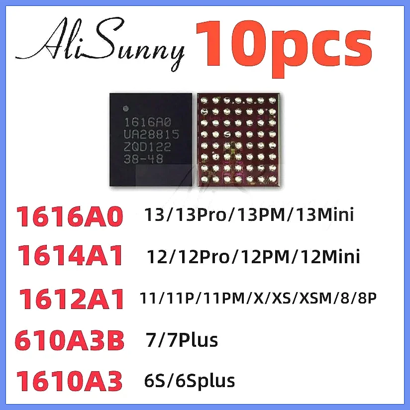 USB Tristar U2 USB IC Chip for iphone 11 12 13 Pro Max X XS 7 8 Plus 1616A0 1614A1 1612A1 610A3B 1610A3 1610A2 1618A0