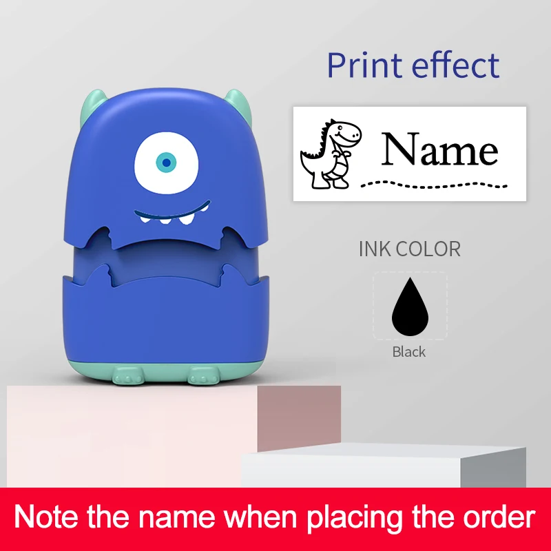 Benutzerdefiniertes Cartoon-Baby-Namenstempel-Set – wiederverwendbar für Baumwoll-/Modal-Kleidung und Schultaschen, ungiftige, wasserfeste Tintenversiegelung
