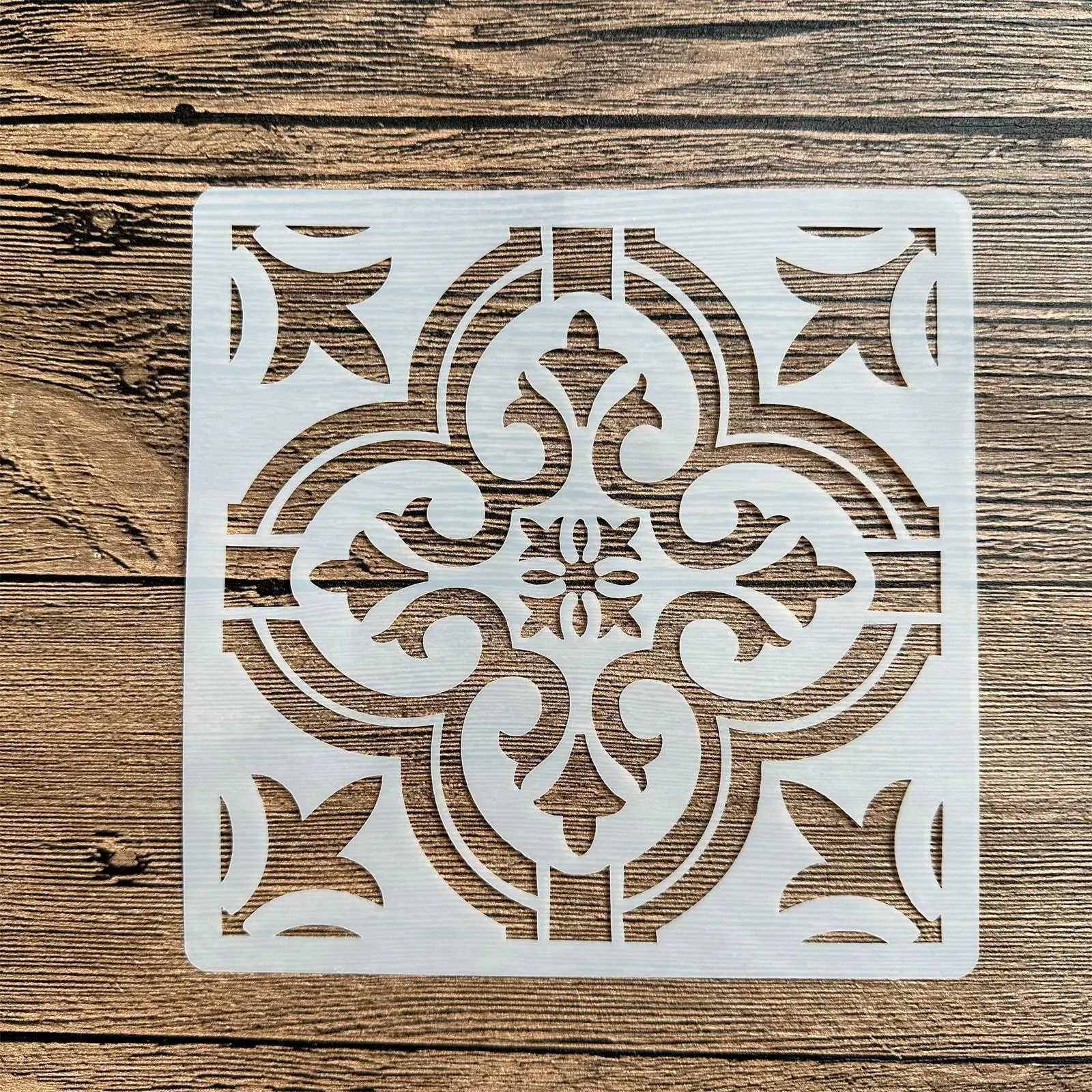 9 sztuk / zestaw 15 * 15 cm formy DIY szablony do rysowania dekoracji wnętrz szablon do cięcia laserowego szablon ścienny płytki malarskie szablony do ciasta — zdjęcie 7