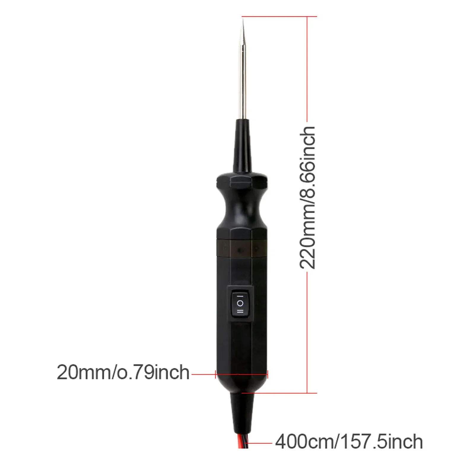 DY18 Automotive Circuit Tester 12V 24V DC 10A Overload Protection With 4M Cable For Car Truck Wiring Continuity Short Fault Dete
