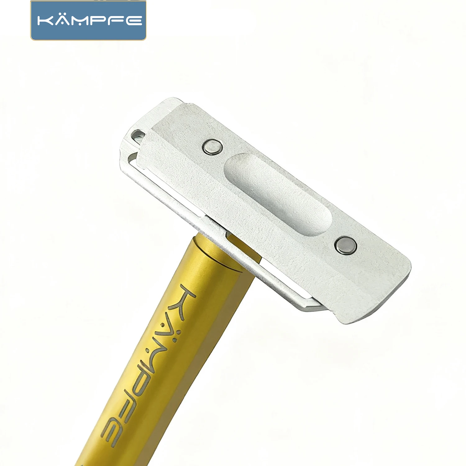 KAMPFE CNC Manual Razor Single edge Aluminum Safety Shaving Razor Mild for Sensitive Skin Father's Day Gift view 4
