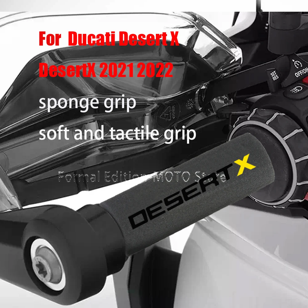 

For Ducati Desert X DesertX 2021 2022 Motorcycle Grip Cover Shockproof 27mm Motorcycle Sponge Grip