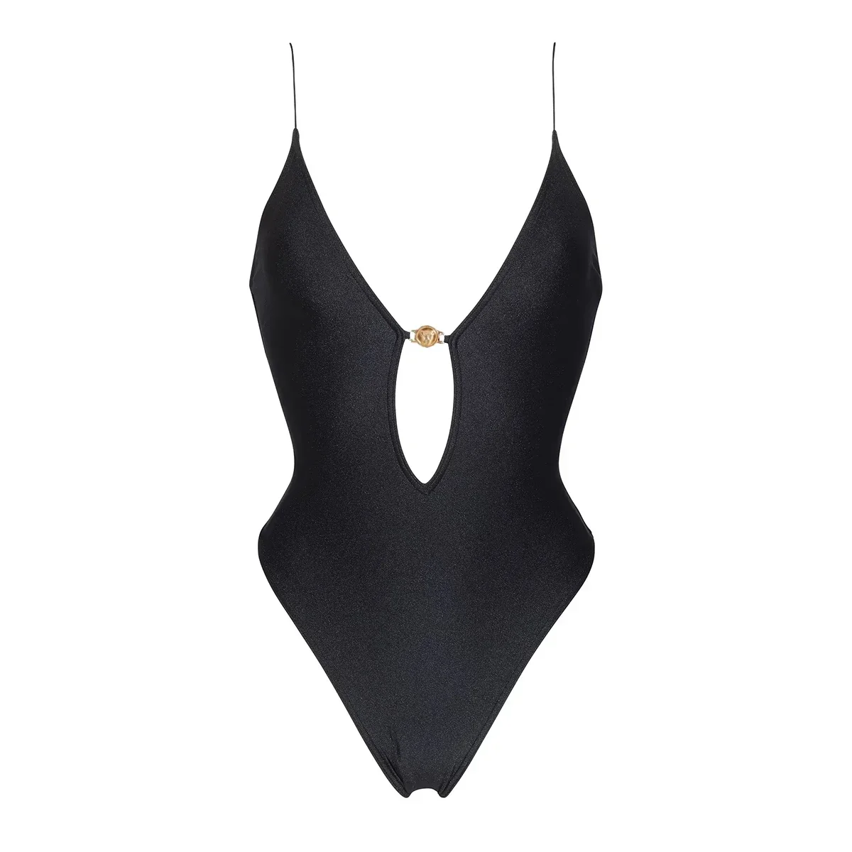 Costume da bagno intero da donna sexy push up Costume da bagno femminile 2025 Costume da bagno monokini brasiliano Beachwear String Costume da bagno nero