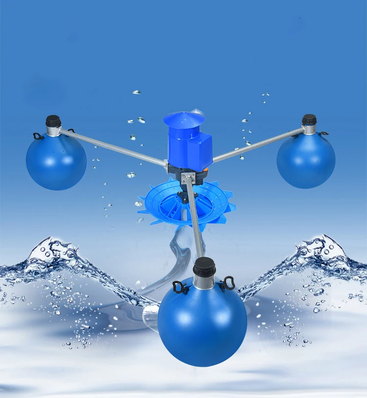 

72V 1100W Impeller Type Fish Pond Solar Aerator DC Solar Power Oxygenation Water Pump for Fish Pond System