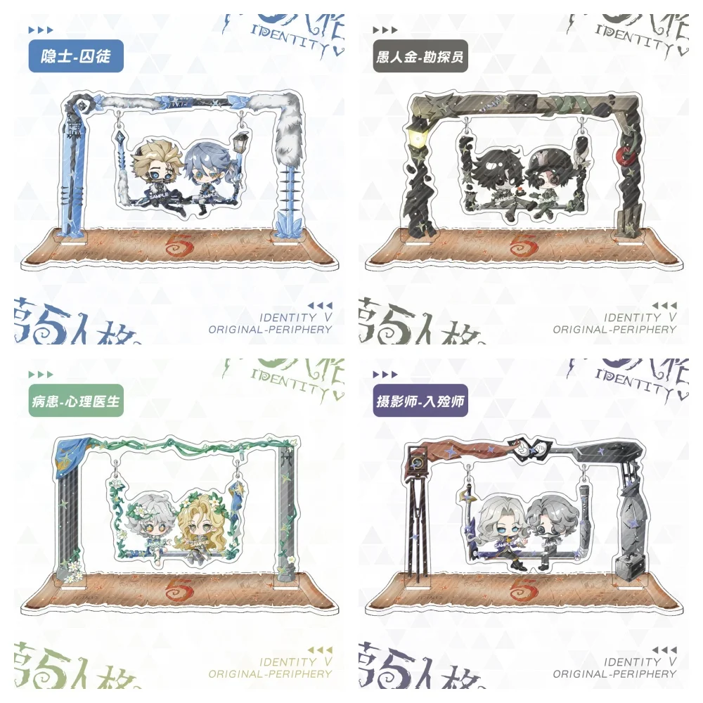 

Game Identity Ⅴ Anime Figures Luca Balsa Alva Lorenz Acrylic Stands Model Toy Swing Desk Decor Prop Fans Christmas Gift