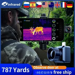 T2 PRO Xinfrared InfiRay Monocular Thermal Camera Imaging Night Vision Android Type C Phone Hunting Handle Holder Laser Pointer