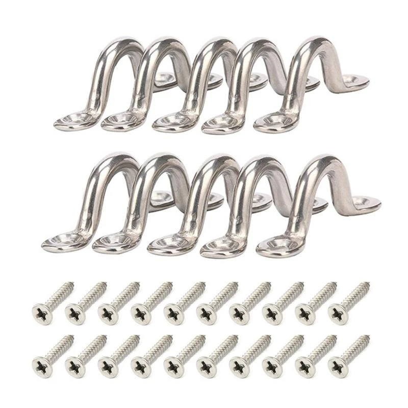 

8pcs/10pcs Marine Boat Top Pad Eye для каяк -каноэ.