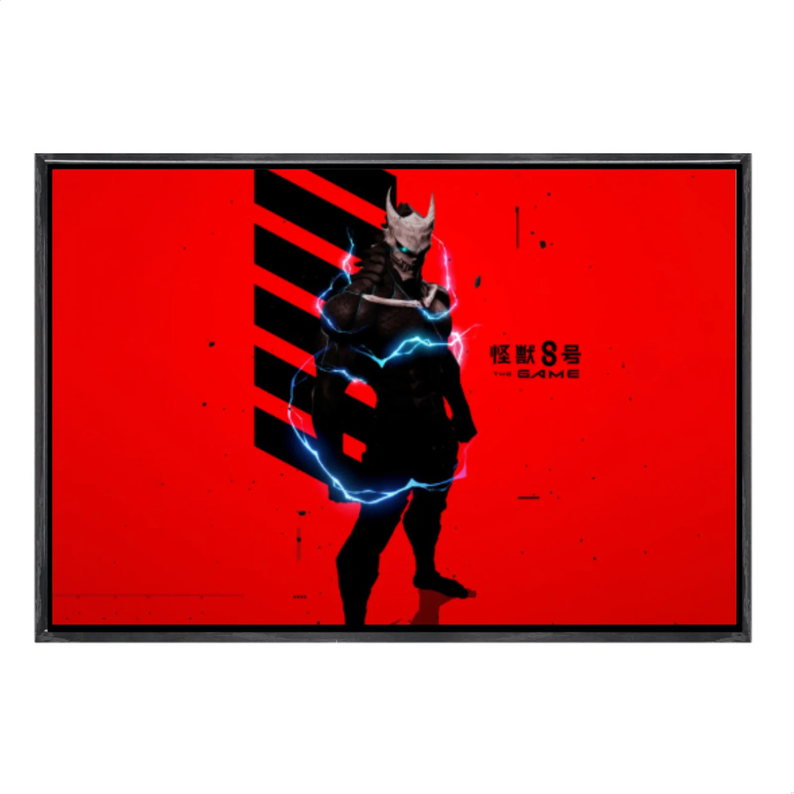 

Japanese Manga Multi-Size Canvas Poster Double Framed Wall Art,Kaiju No 8 Home Decor for Living Room Bedroom