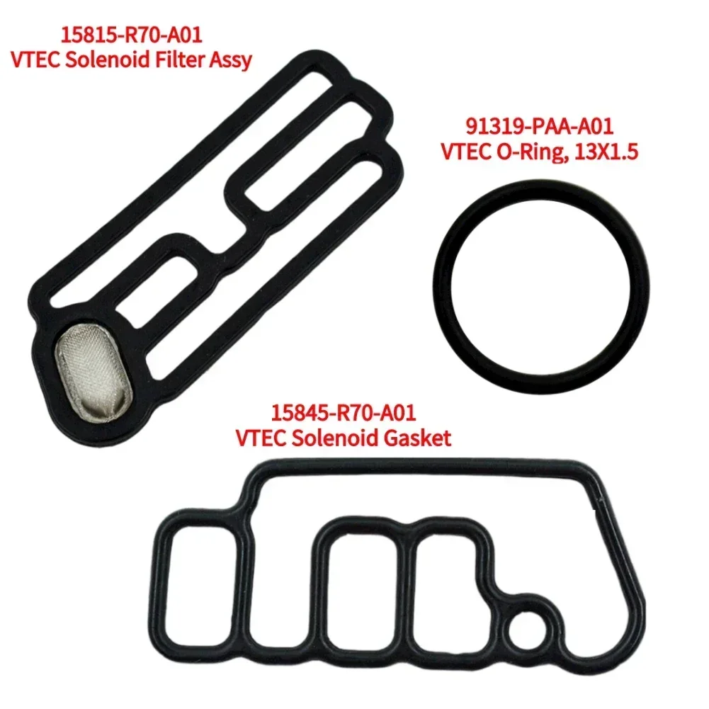 Solenoid Gasket Head Cylinder Replacement Spare 15815-R70-A01 15845-R70-A01 91319-PAA-A01 Accessories Practical