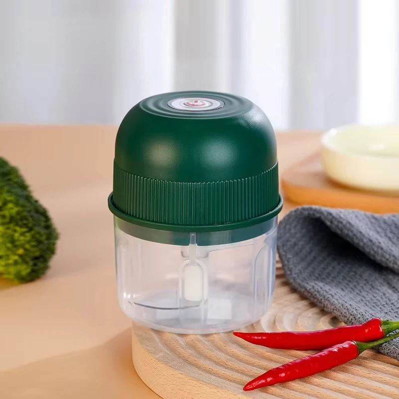 전기 마늘 분쇄기 1개, 260ml 양파 다지기, 1버튼 시작 고기 분쇄기, 주방 음식 야채 믹서