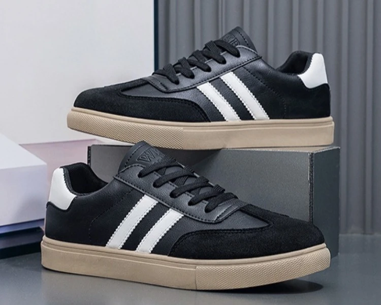 Neue Retro Herren Freizeitschuhe Rutschfeste Weiße Schuhe Boardschuhe Deutsche Armee Trainingsschuhe – Detail 7