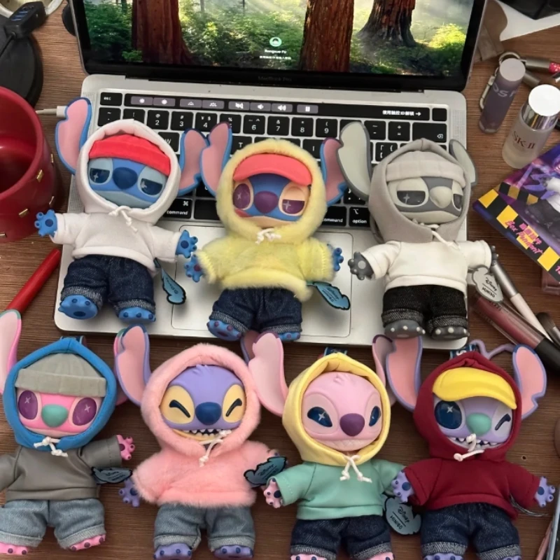 

2025 Слепая коробка Stitch Gen Z, уличная серия, фигурка, милая виниловая кукла Stitch, загадочная коробка, плюшевая сумка-сюрприз, кулон, подарок на день рождения