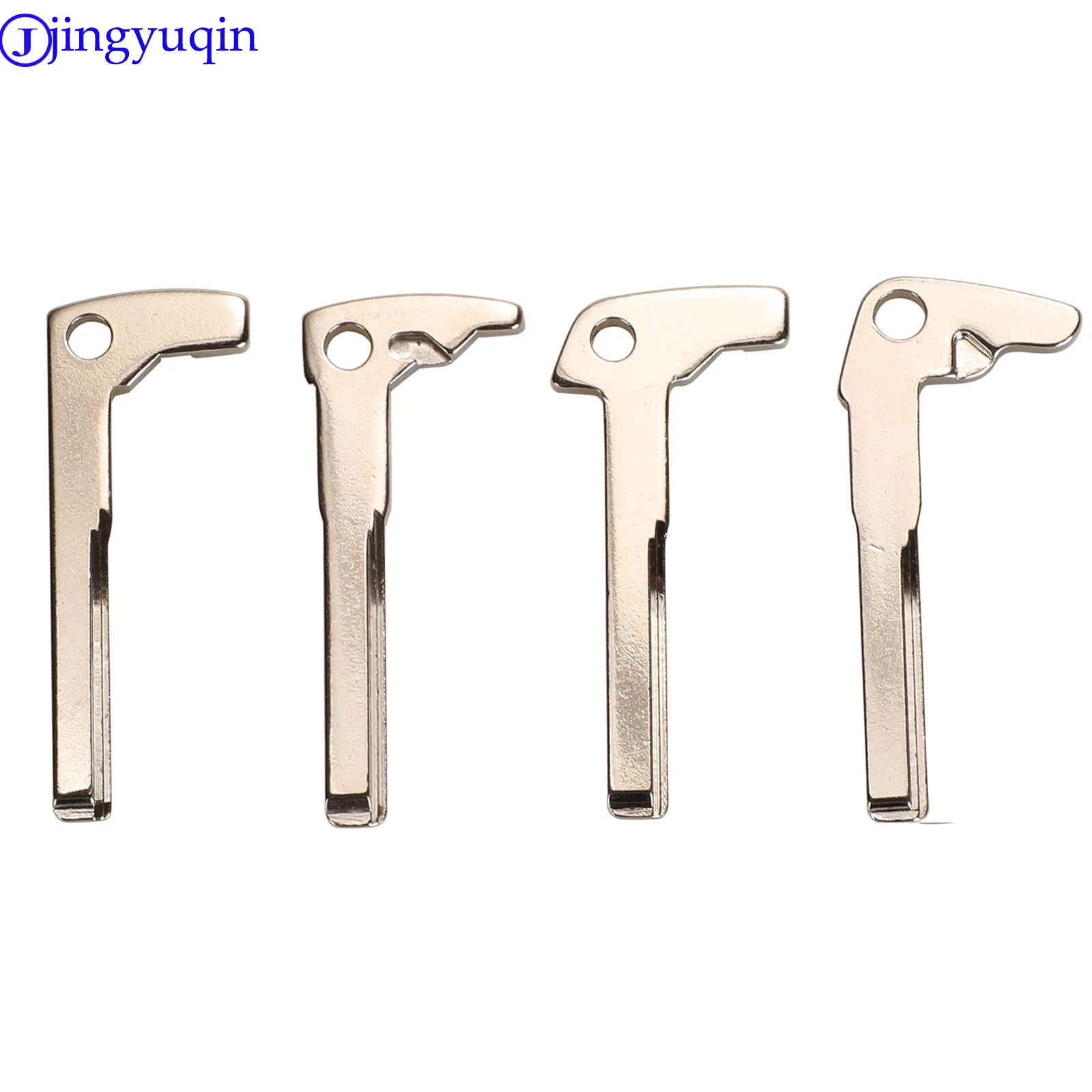 jingyuqin 1ps Remote New Arrival Smart Chrome Blank Key Replacement Uncut Blade lade Insert For Mercedes Benz uncut key blade