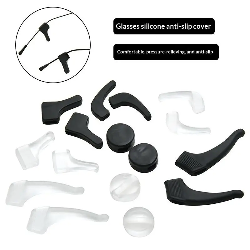 Silicone Eyeglass Ear Grips Anti Slip Soft Texture For Various Glasses Sunglasses Wearers