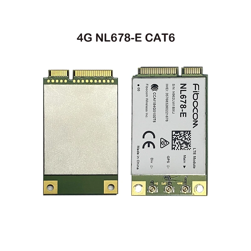 Original Used 4G Modem CAT6 NL678-E LTE Mini PCIe 3G 4G Module for Router Work in RU Europe Asia B1 B3 B5 B7 B8 B20 B28