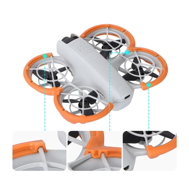 Collision Protections Rings for Drones Bumpers Guard, High Toughness, Shock Absorbing Accessory